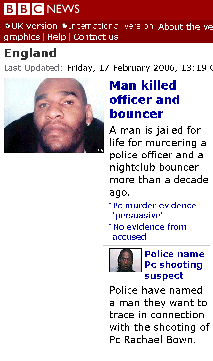 Blacks make the British headlines