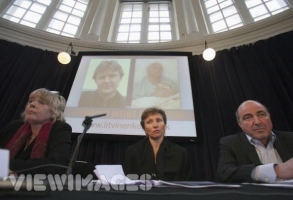Louise Christrian, Marina Litvinenko, Boris Berezovsky LONDON - 03 Apr 2007