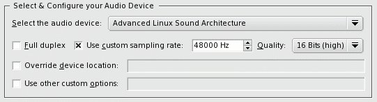 KDE Sound System Configuration using ALSA